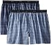 Hanes Men's 2-Pack Exposed Waistband Woven Boxers