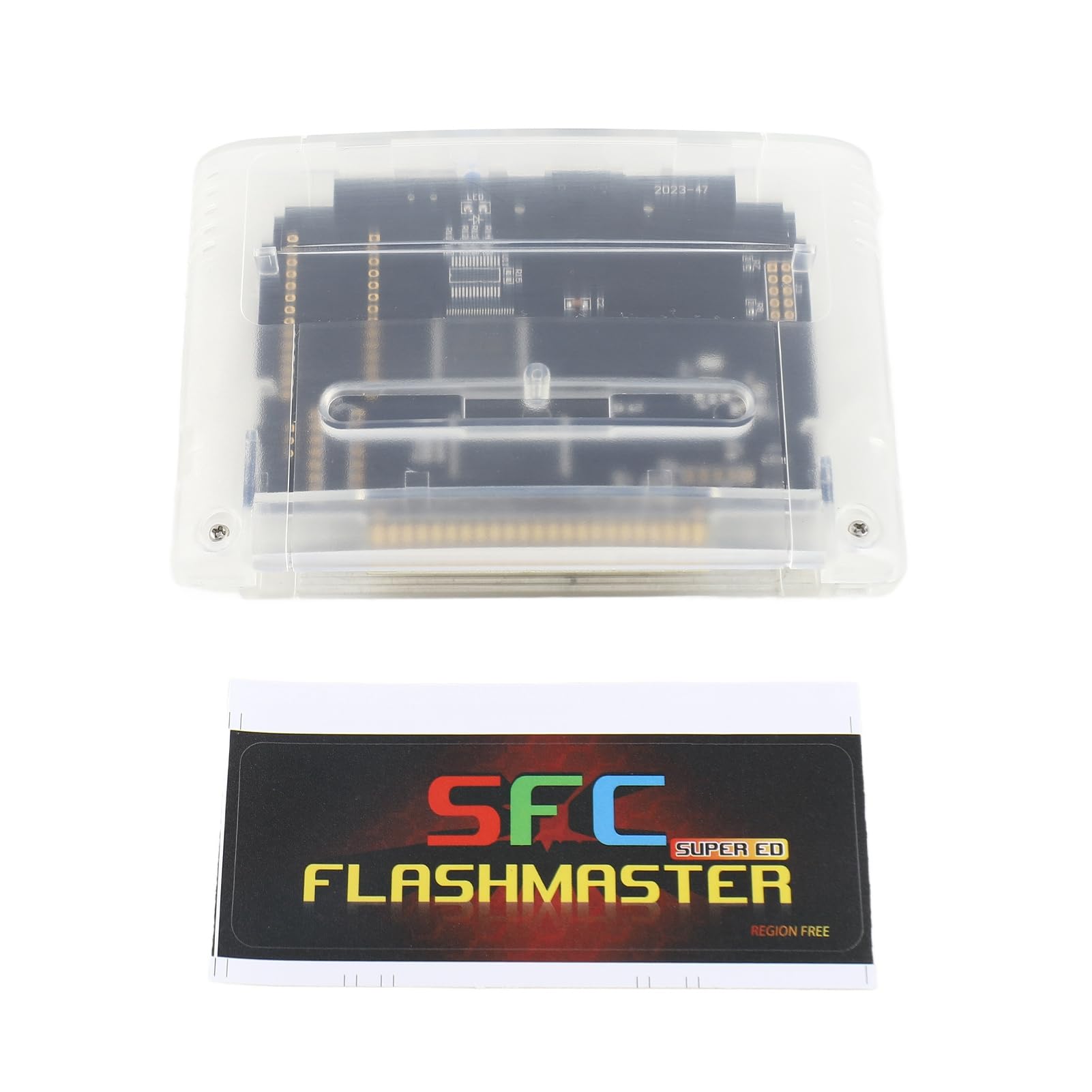 XUMIUZIY Cartucho de Juego, Tarjeta de Cartucho de Juego Versión 3000 en 1 V1, Tarjeta de Memoria Incorporada de 8 GB, Copia de Seguridad de Guardado Automático, para SFC