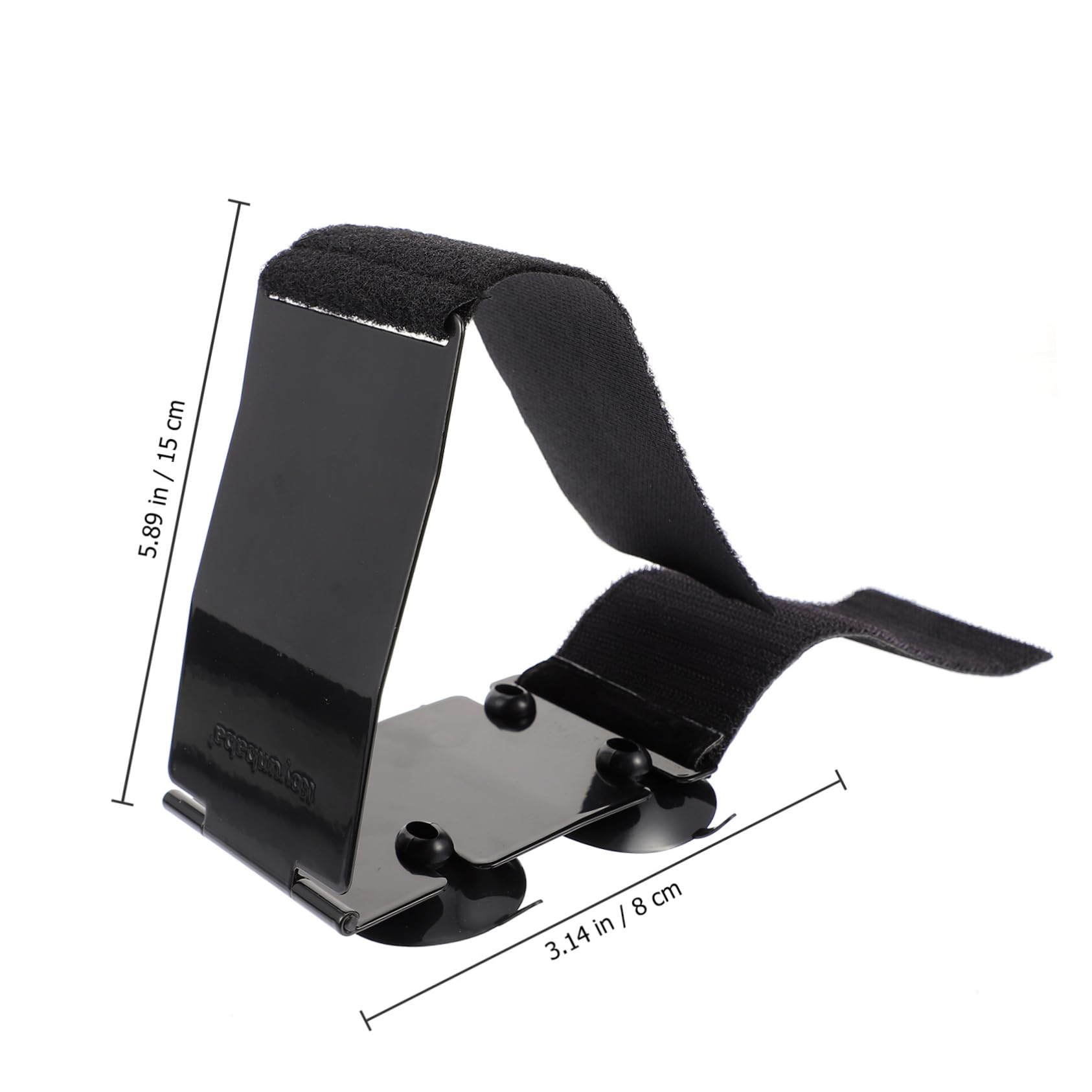 Poggiapiedi per Chitarra Regolabile in Acciaio Inox Nero | Design Ergonomico, Portatile e Leggero, Accessorio Musicale per Pratica e Studio, Set da 1 Pezzo