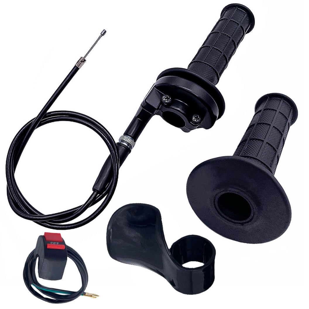 Amazon.com: Auto-Moto Twist Throttle Cable Housing Grips Set for