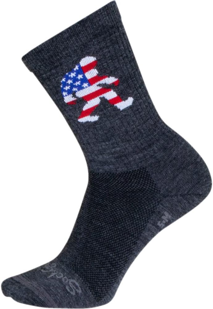 SockGuy Big Foot Wool 6" Socks BLUE
