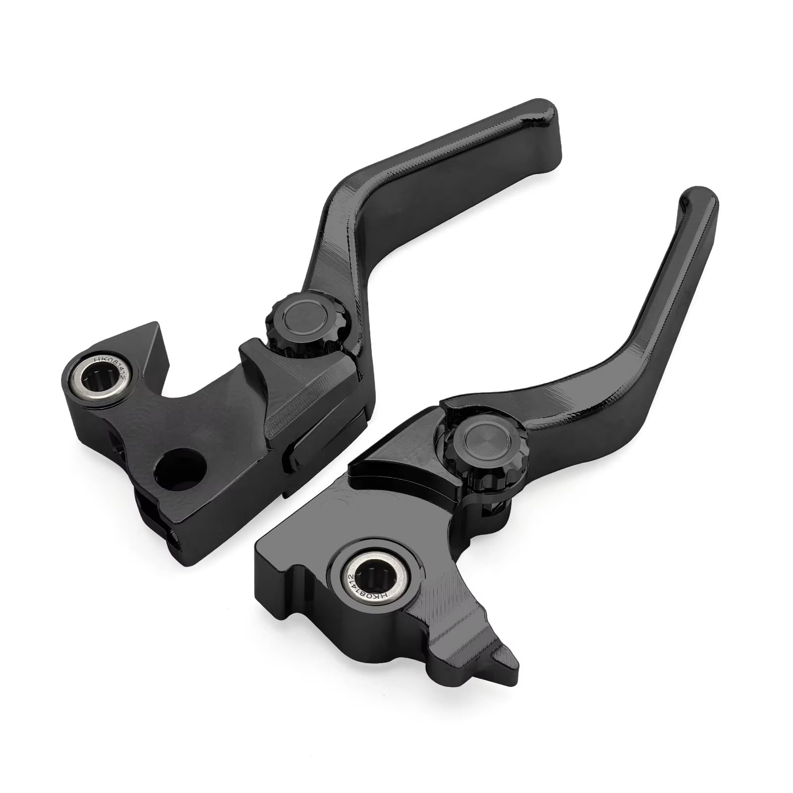 Beizhengbhd One Color Clutch Lever Handlebar Motorcycle Lever Clutch Black For Sportster Iron For Xl883 For Xl1200 For X48 2014 2015 2016 2017 2018-2024(Black-Short)