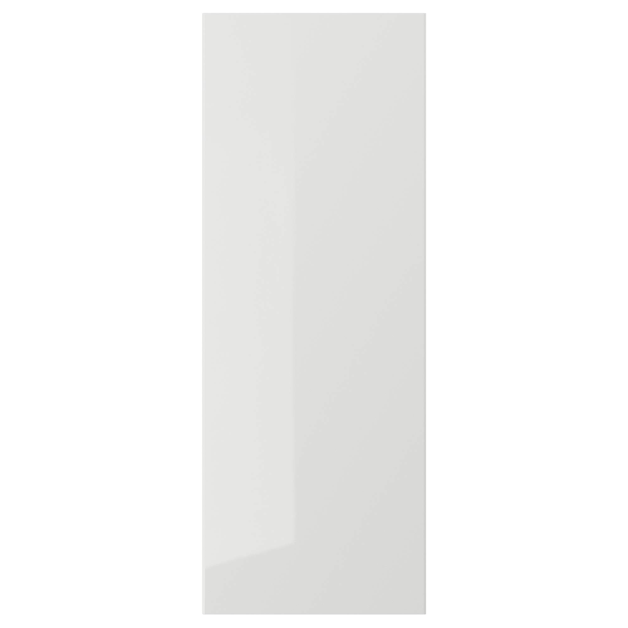 RINGHULT Porte Gris clair brillant 30x80 cm pour meuble de cuisine