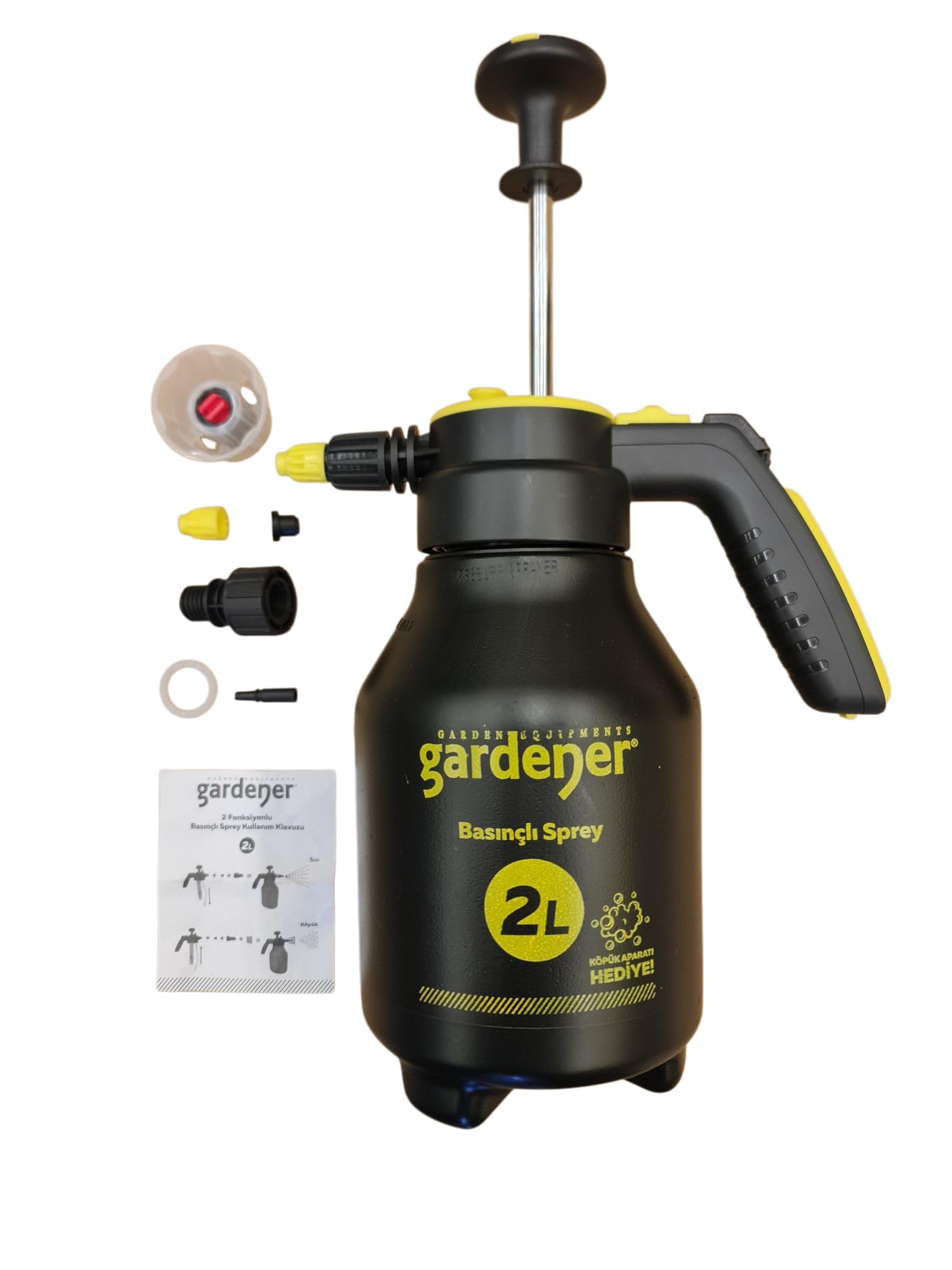 Gardener 165502 Basınçlı Sprey - Köpük Atma Apt. 2 Litre