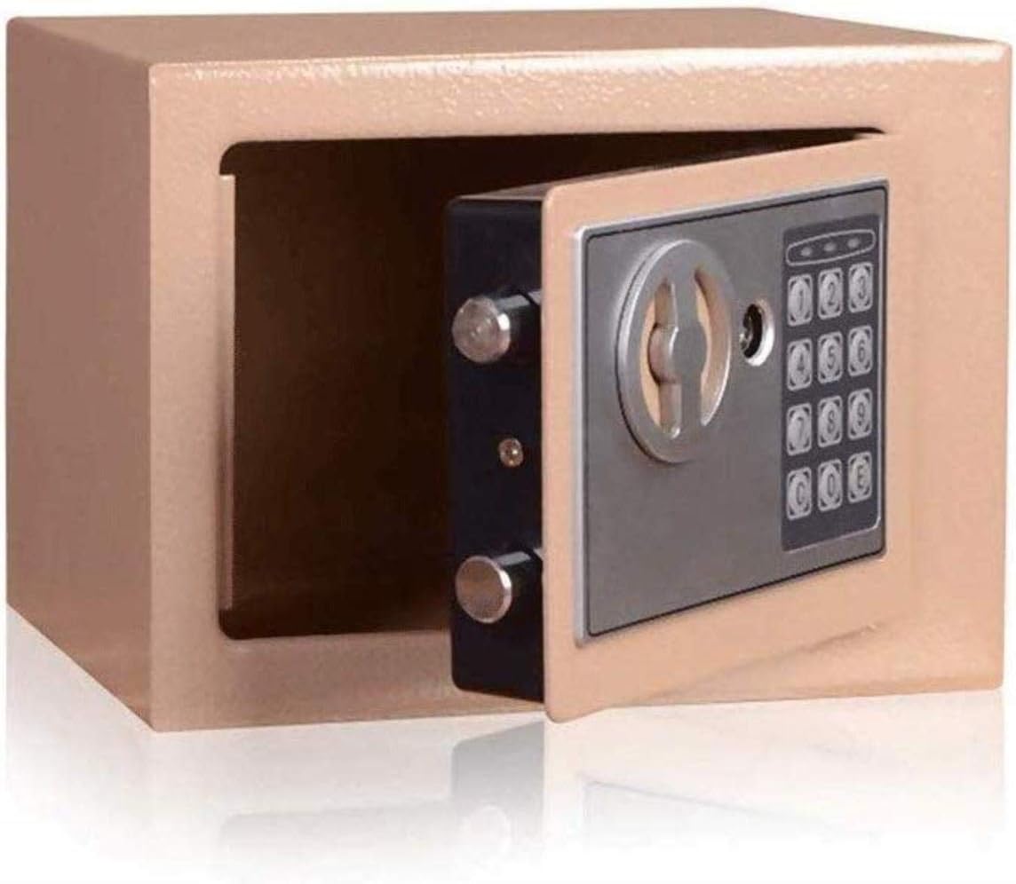 Safety Box Household Small Wall All Steel Electronic Password Safe for Easy Installation Safe,B strongbox