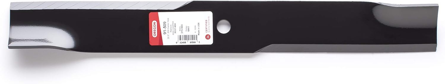 Oregon 91-509 Dixie Chopper Replacement Lawn Mower Blade 20-1/2-Inch with Rolled Air Lift