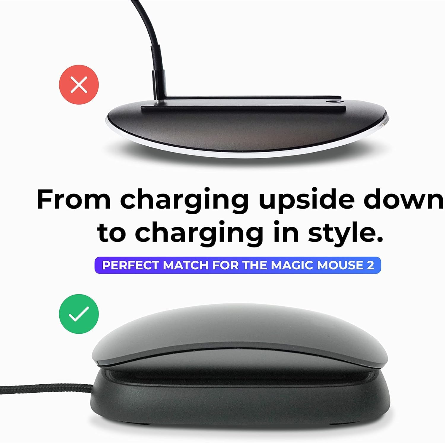 Amazon.co.jp: Ascrono 充電ステーション Apple Magic Mouse用