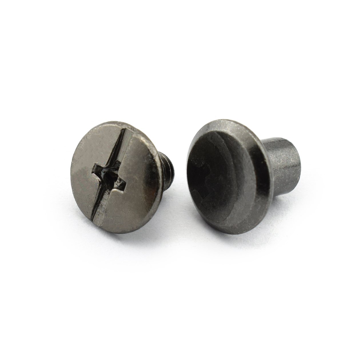 Chicago Screws - 120 Black Binding Screws for Leather Craft -2
