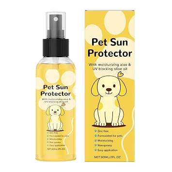 Dog Sun Protector, Natural Sunscreen Spray For Dogs Cat, Pet Sunblock For Sensitive Skin, Moisturising And Nourishing, For Outdoor Activity Beach Pool Lake Swimming Camping