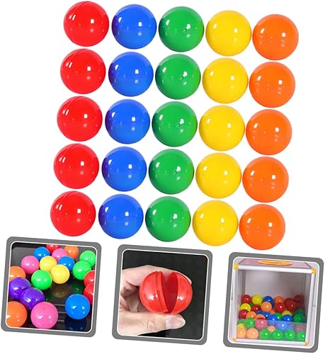 Miniatura 6 de Totority 100 unidades de bolas de lotería para fiesta, pelotas de tenis rosadas, pelotas de bingo, pelotas de tenis de mesa, pelotas de actividad,