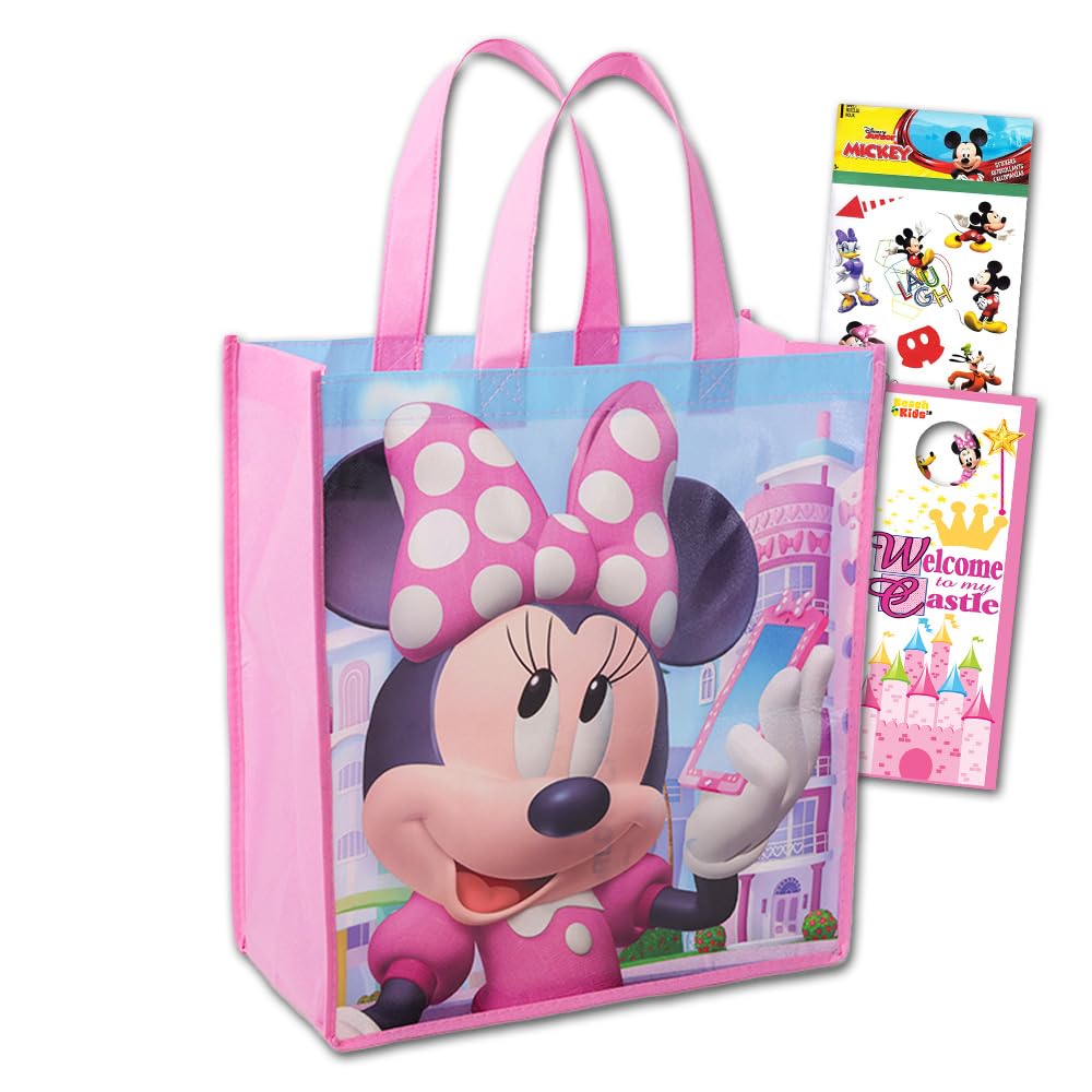 Disney Minnie Mouse Large Reusable Non-woven Tote Bag