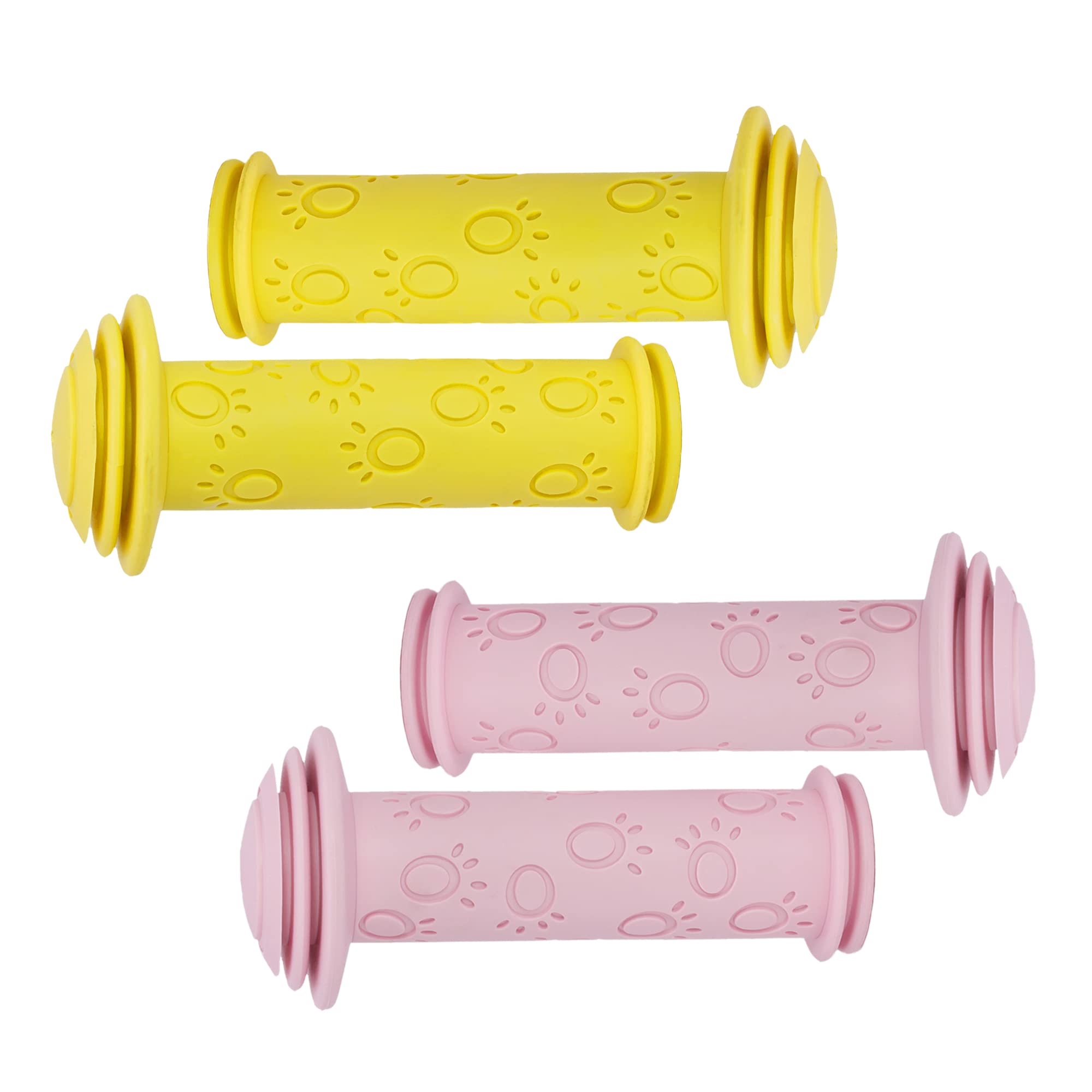 Lunpoem Fahrradgriffe Kinder 22mm - 2 Paare Rutschfeste Lenkergriffe Mit Prallschutz