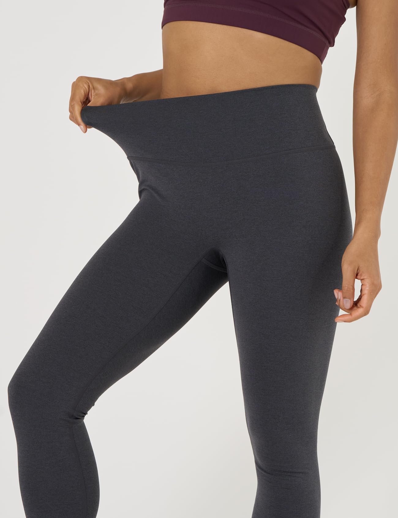 LAPASA Leggings Sportivi Yoga Donna L0A1/B1 - Pantaloni Lunghi Estivi Elasticizzati Tasche Laterali Opachi Vita Alta Push Up Contenitivi Aderenti Modellanti Snellenti Palestra Fitness Running Zumba