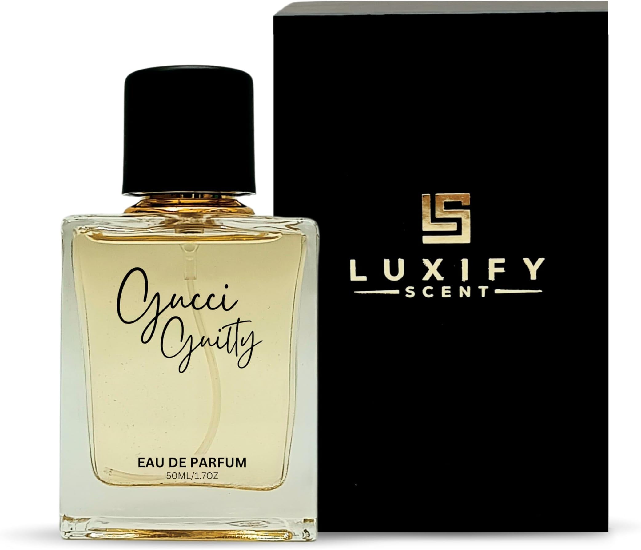 LUXIFY SCENT guilty Inspired Perfume | Patchouli, Amber, White Musk and Vanilla Notes | Long-Lasting | Luxury Gift Pack | Perfect for Gifting | Eau de Parfum | 50ml