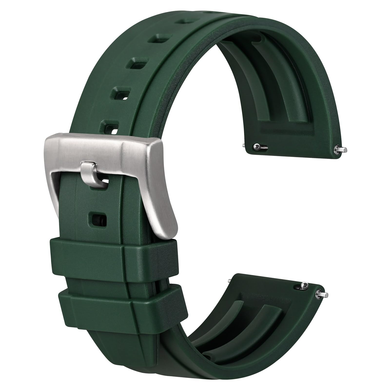 Anbeer Premium Silikon Uhrenarmbänder, Quick Release Gummi Uhrenarmband für Männer und Frauen, wählen Sie Farbe und Breite 18mm 20mm 22mm 24mm