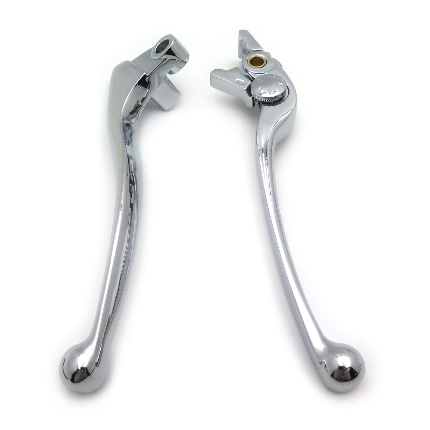 Chromed Brake Clutch Hand Levers Fit Kawasaki Zx6R Zx6Rr Zx636