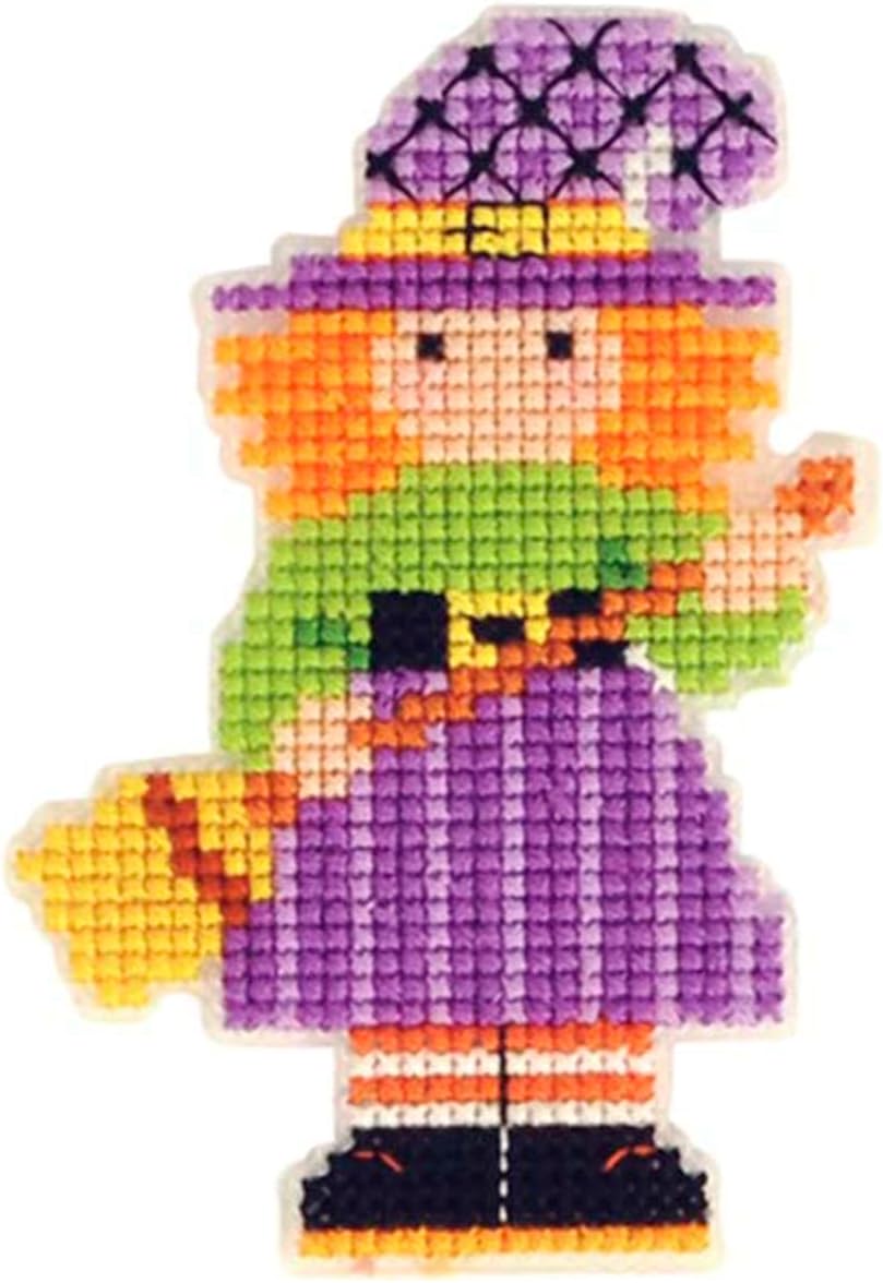 Herrschners Halloween Haunt Ornaments Counted Cross-Stitch Kit