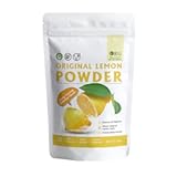 Lemon Powder&comma;Whole Lemon Juice Freeze Dried Powder Strong Lemony Flavor 8 Oz