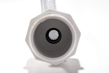 High-Flow Spout for Scepter Military Fuel Cans - 1 Inch Diameter Hose - Fuels Diesel/ Gasoline and Power Equipment | Easy Thread Nozzles, With Filter, Dust Cap Included