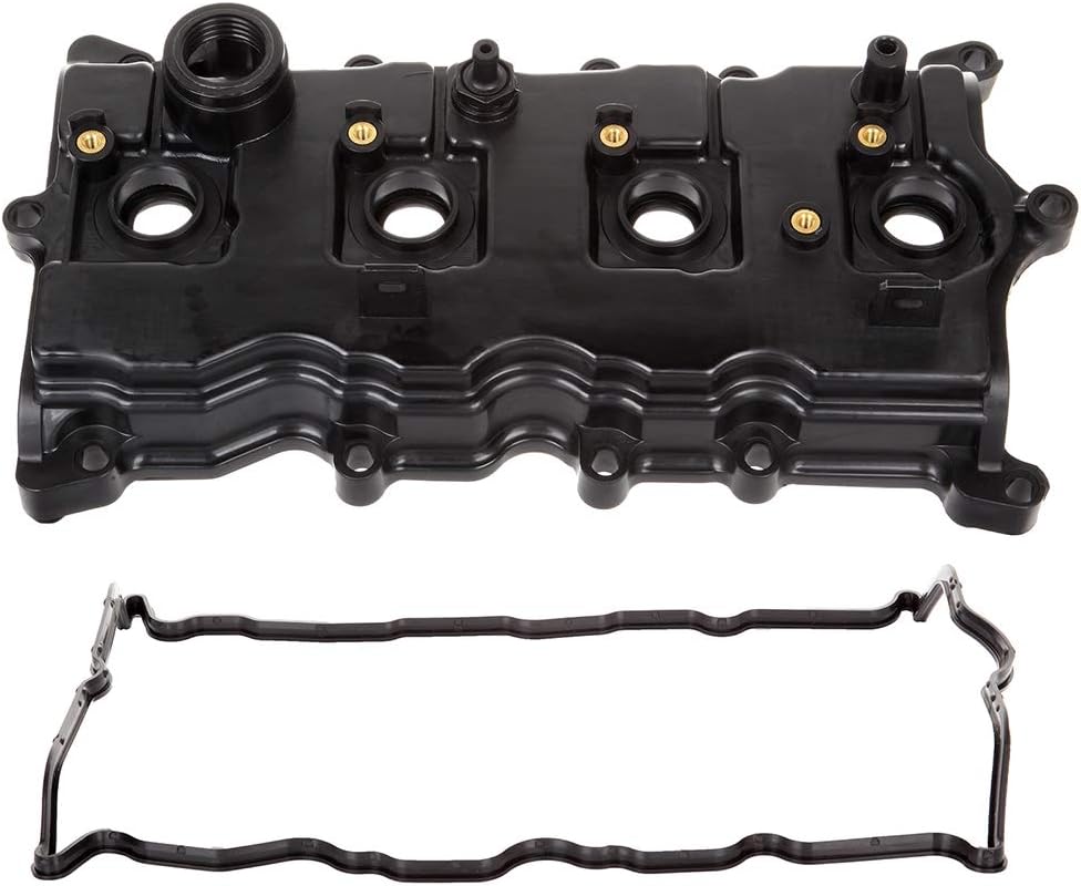 OCPTY Engine Valve Covers Kit Valve Cover with Gasket Compatible 2007-2013 for Nissan Altima,2007 2008 2009 2010 2011 2012 for Nissan Sentra for Mini Cooper 13270JA00A