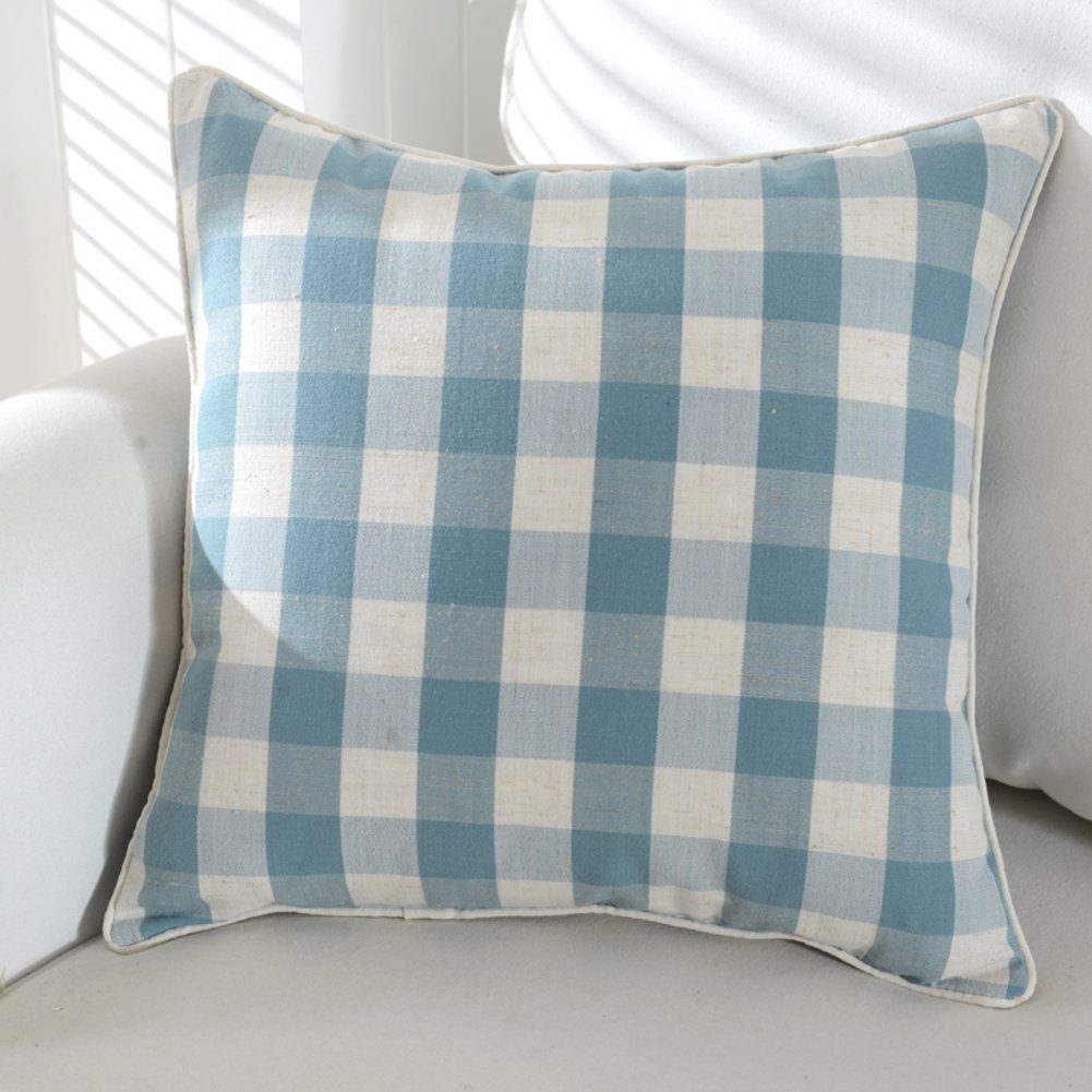 Coussin de canapé coton jacquard rétro 45x45 cm de style pastoral