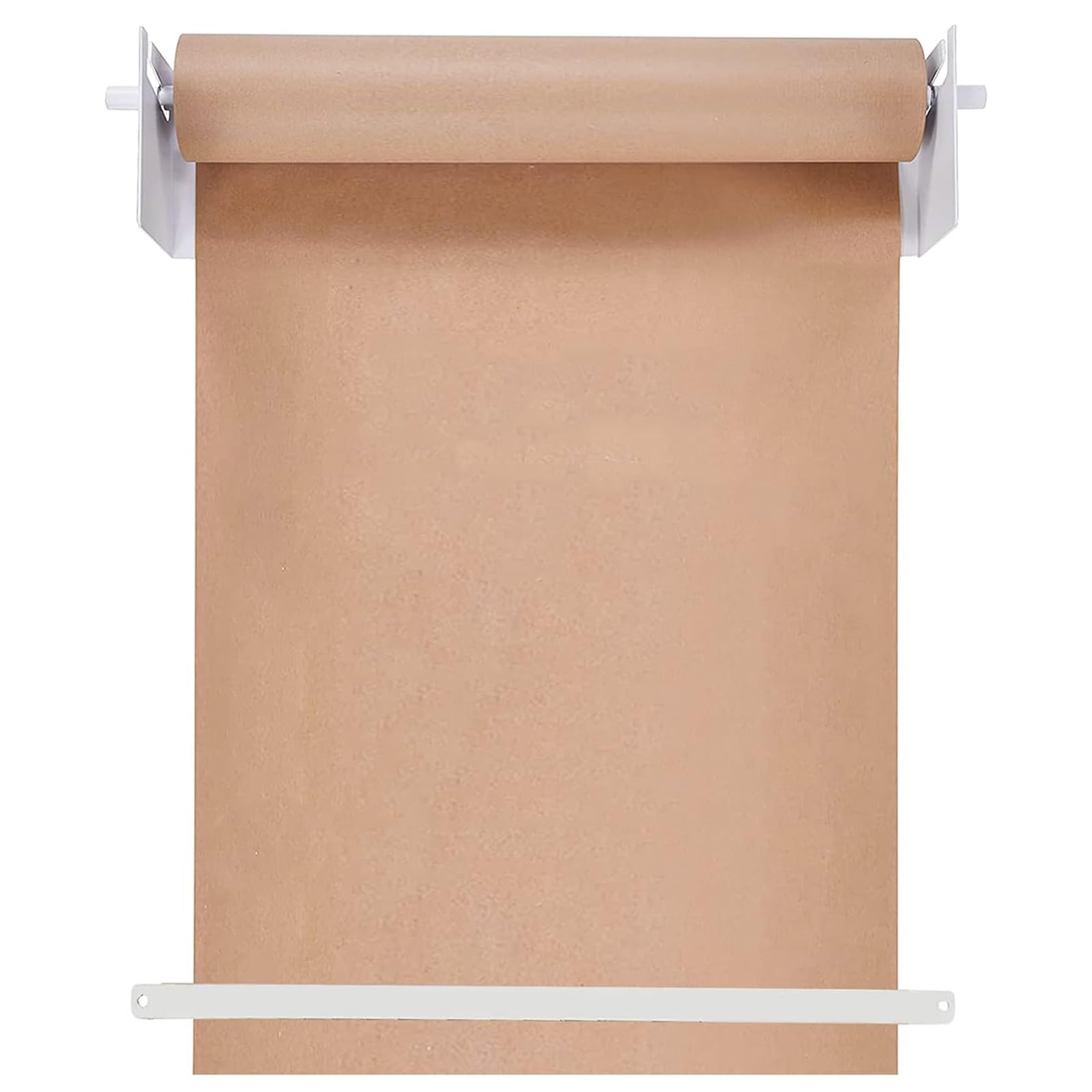 Stojak na papier pakowy i rolkowy, uchwyt na papier pakowy, uchwyt na papier pakowy, uchwyt na dozownik (70 cm szeroki)