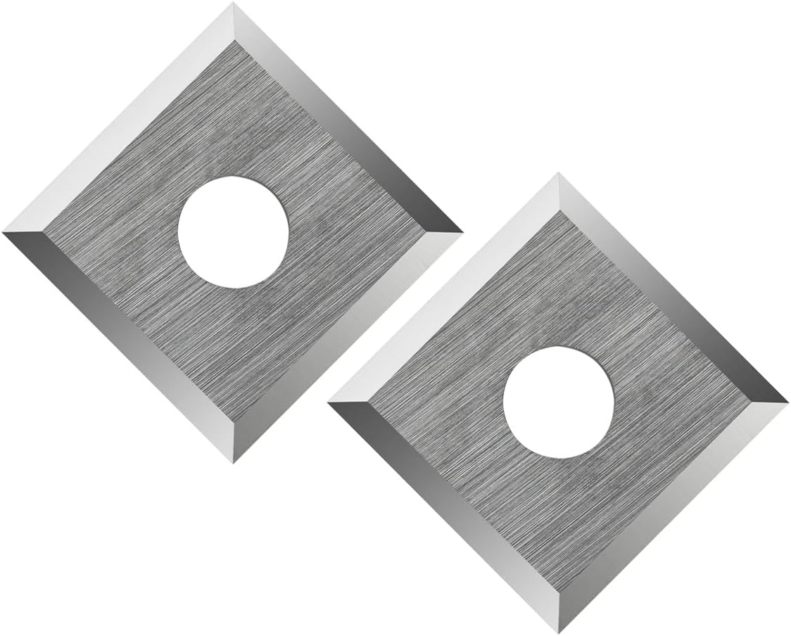 Replacement Carbide Insert Replacement Set, 2 Pack 0.47 Square Inserts, Fits Various Ultra-Shear Router Bits - 20132X2