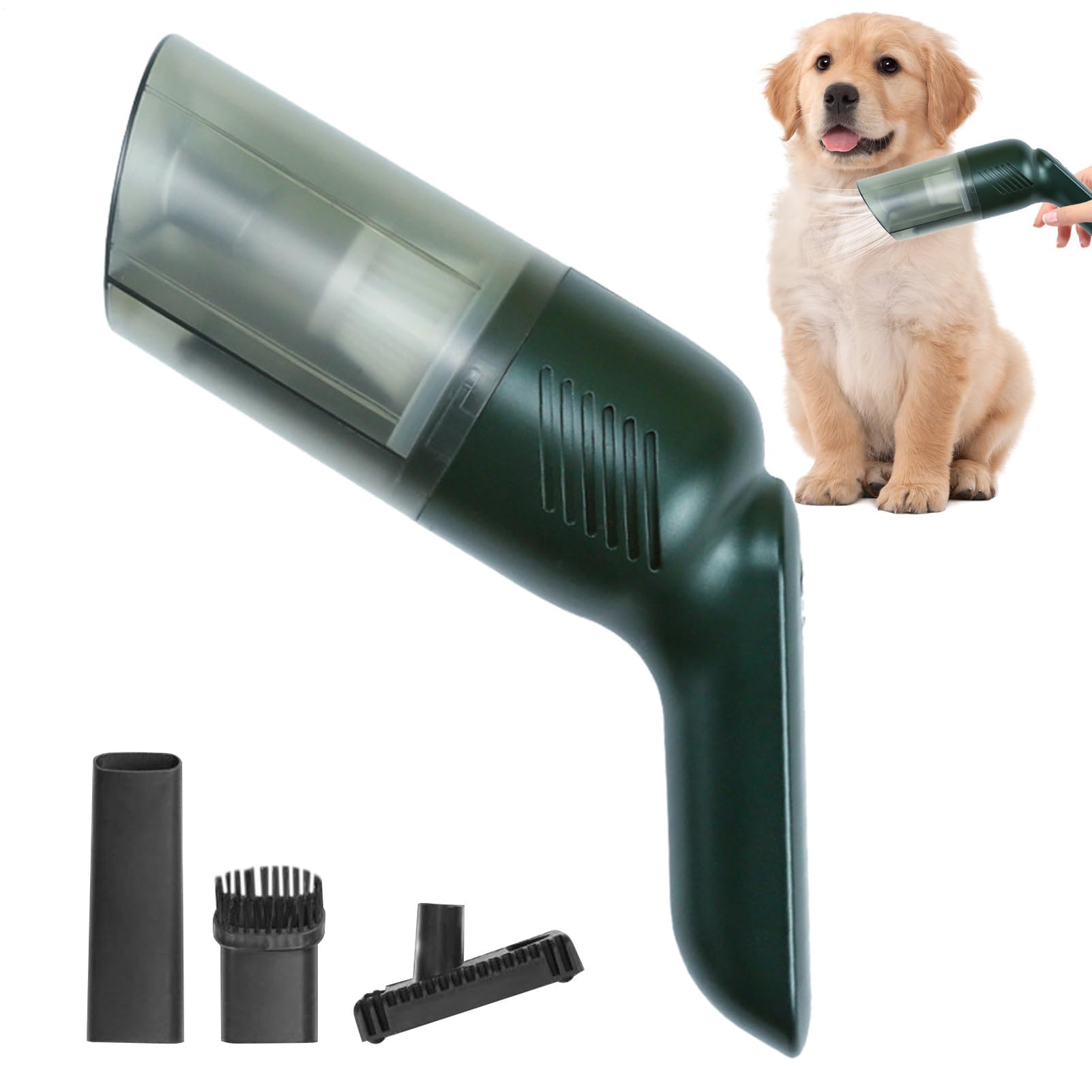 Aspirateur de toilettage sans fil pour stopper la perte de poils de chat
