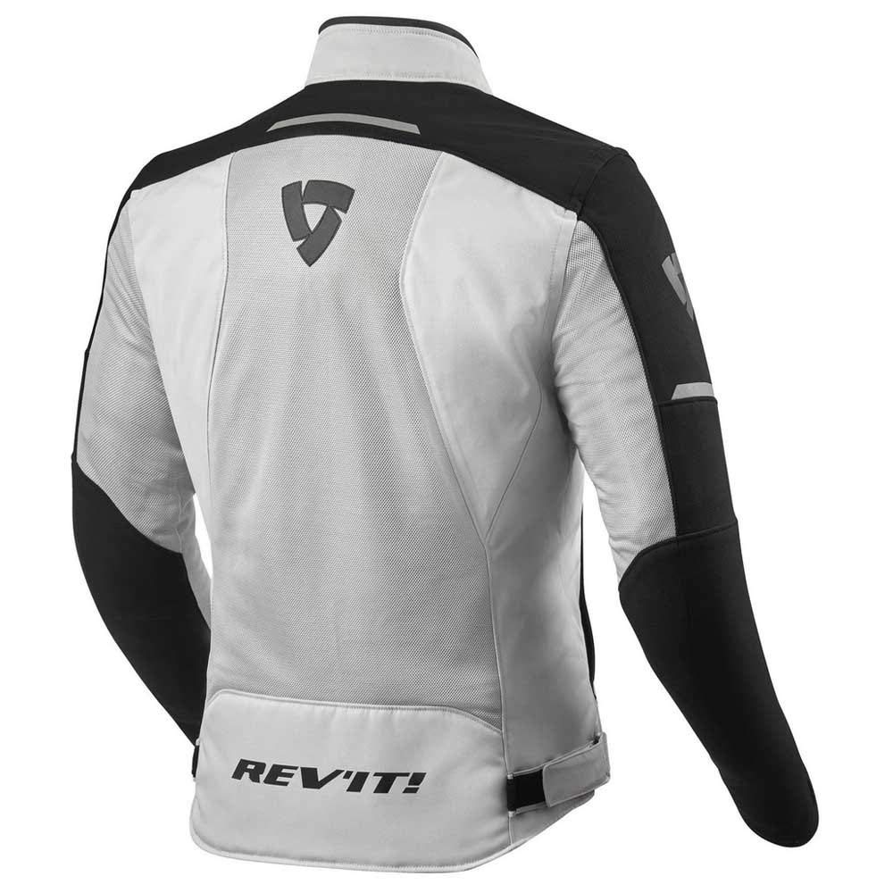 REV'IT! Revit Airwave 3 Giacca tessile motociclistica, bianco/nero, M