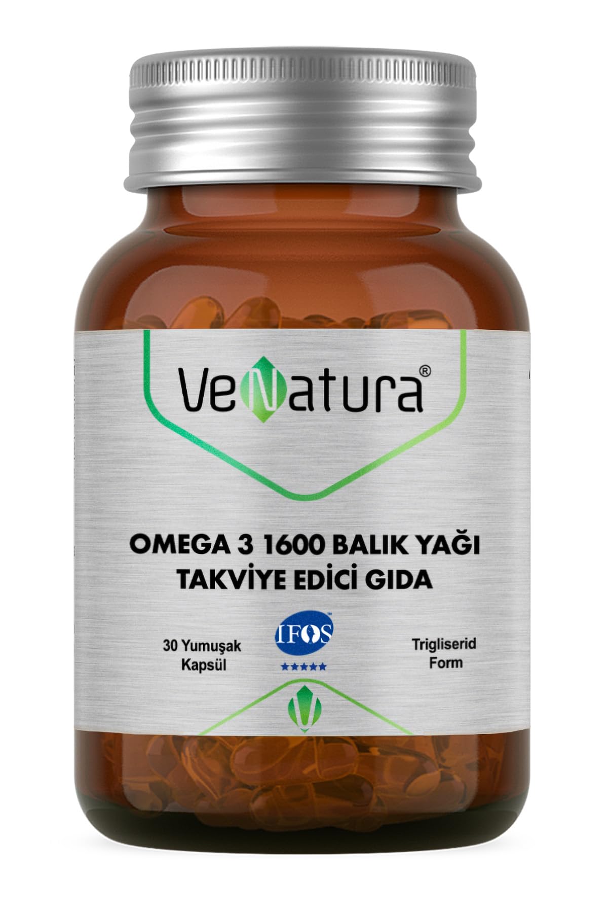VeNatura Omega 3 Balık Yağı 1600 Mg 30 Yumuşak Kapsül 158030