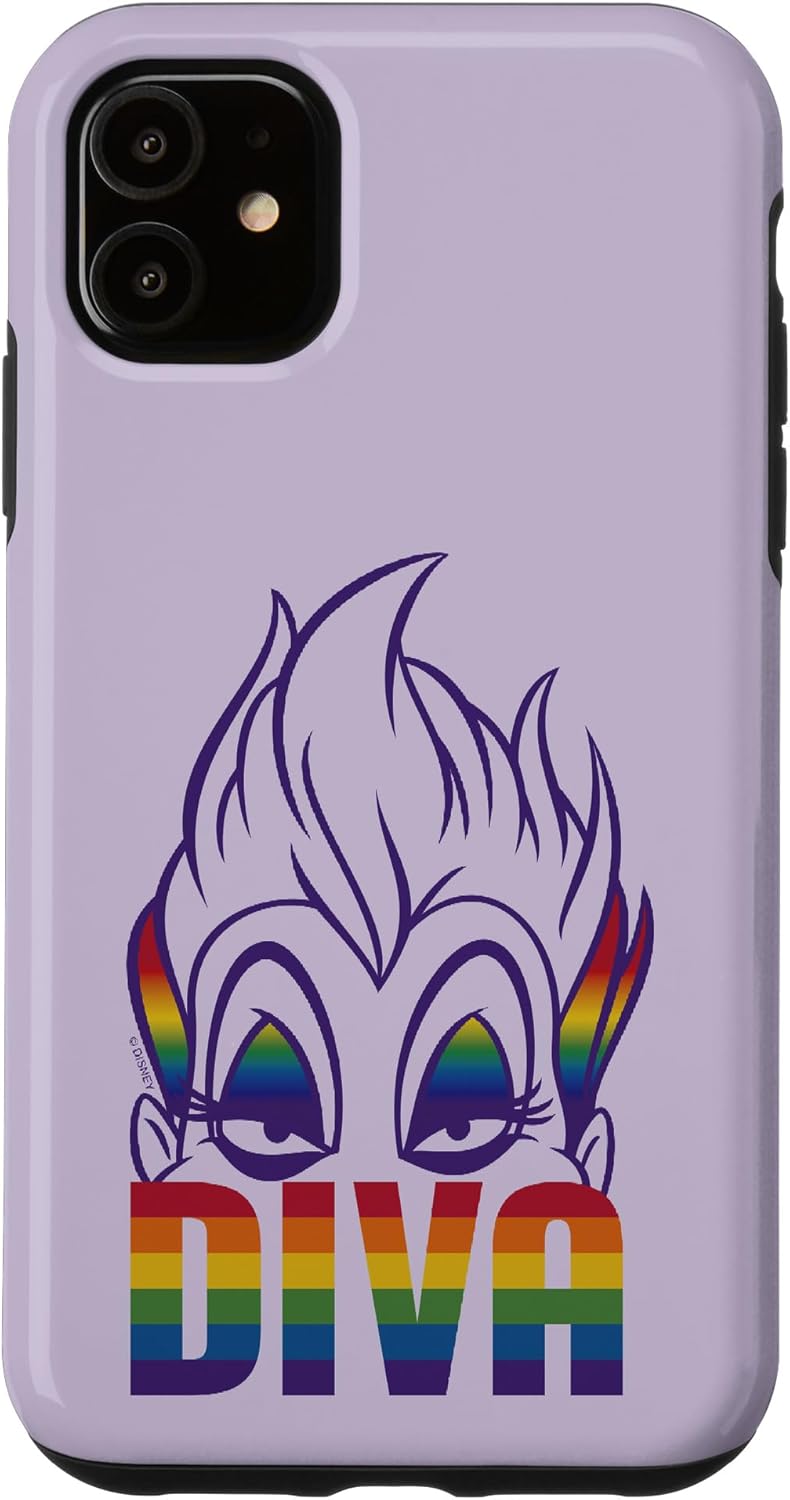 Disney Villains Ursula Rainbow Diva Case for iPhone 11