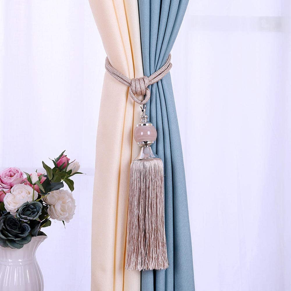 Embrasses de Rideaux à Pompons, Sangles Corde Rideau, Attaches en, Boucles, décorations Boule suspendues