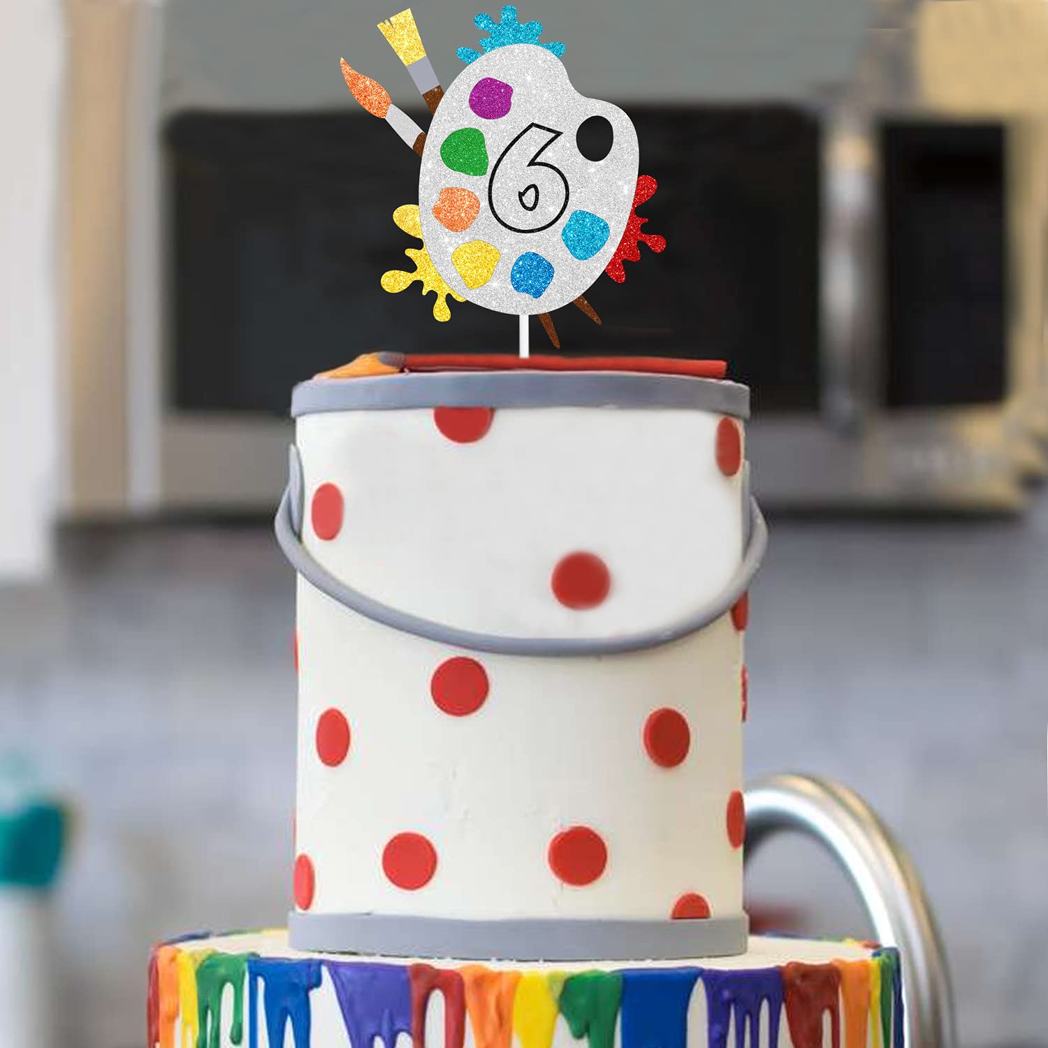 Behone 6 Pièces Décorations De Gâteau Figurine - Deco Gateau Anniversaire Enfants Thème Dessin Animé