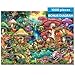Buffalo Games - 1000 Piece Jigsaw Puzzle Aimee Stewart Merry Mushroom Village Picnic, Made in USA, Premium Recycled Board, Full-Color Poster, Giftable