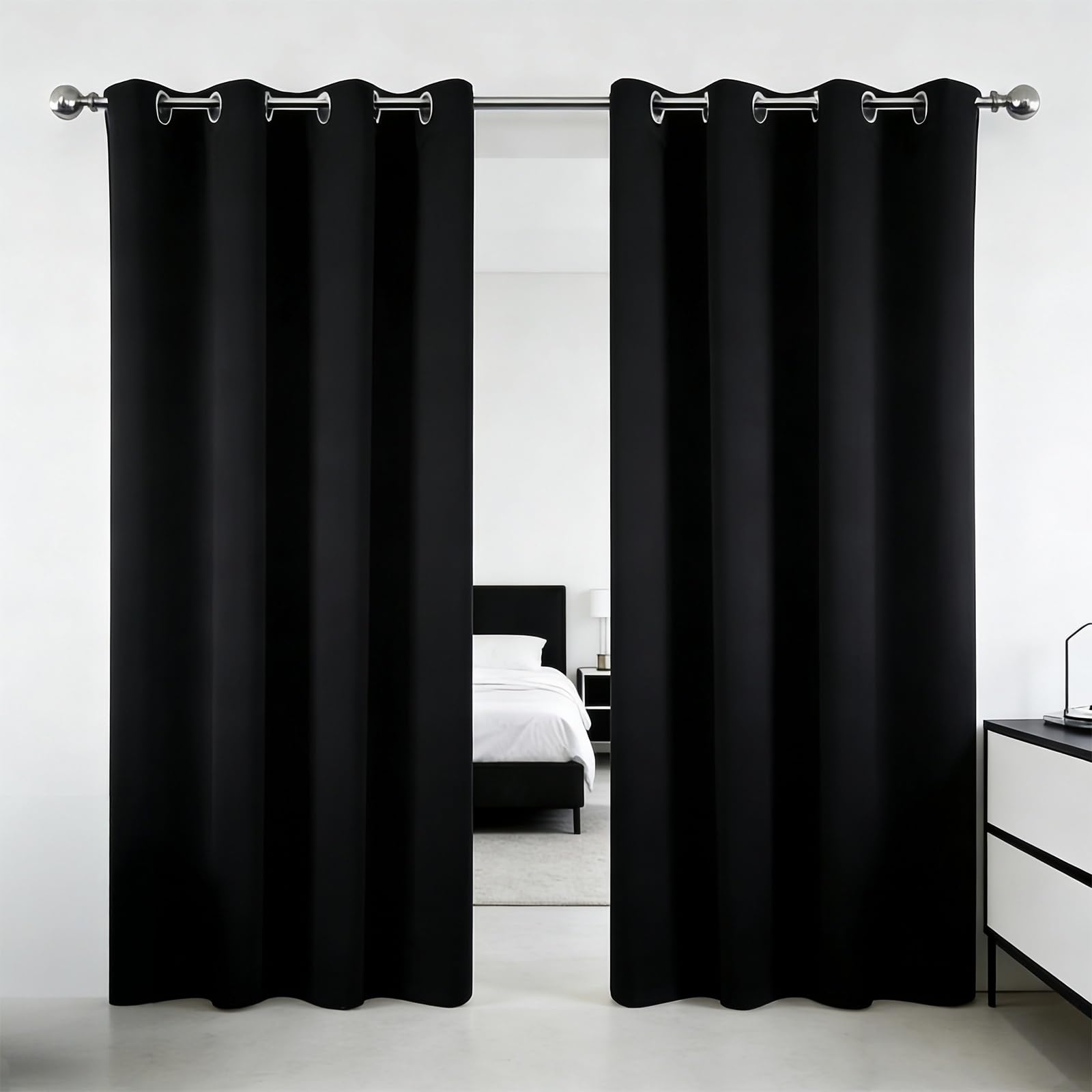 Rideaux opaque bloquer lumiere et chaleur pour retrouver un sommeil profond de nuit