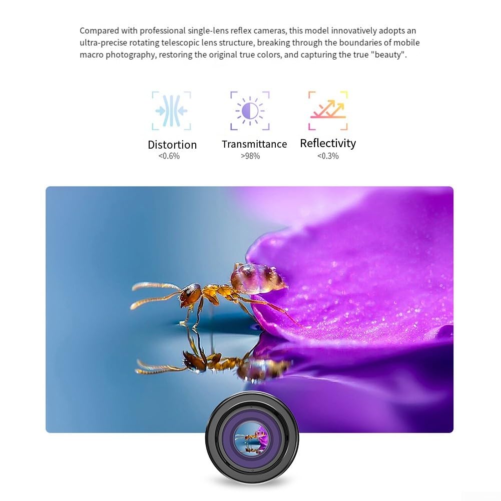 Obiettivo zoom DSLR-Level 10-20x per fotografia con smartphone, kit fisheye grandangolare con clip