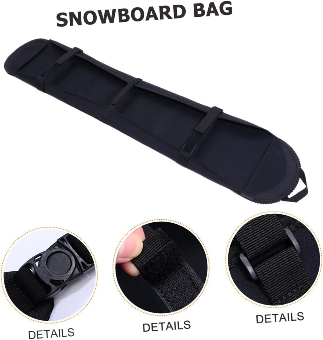 POPETPOP Snowboard Bag Lightweight Cover for Snowboard Storage Design for Travel and Equipment Care