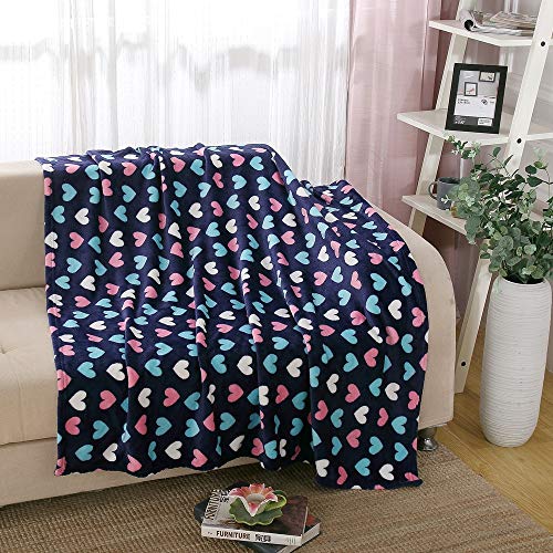 i-baby Couverture Enfant Polaire Plaid Fille Adolescent Douce et Chaude Plaid Jeté de Canapé Flanelle 127x152 cm 4 Saisons (Cur, 127x152cm)