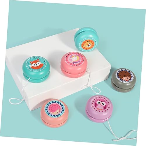 Miniatura 9 de 2 unids Juguetes para niños Yoyo para niños Principiante Yoyo Madera Yoyo Juguete Yoyo Juego de dibujos animados Yoyo Juguete Niños Yoyo Juguete -
