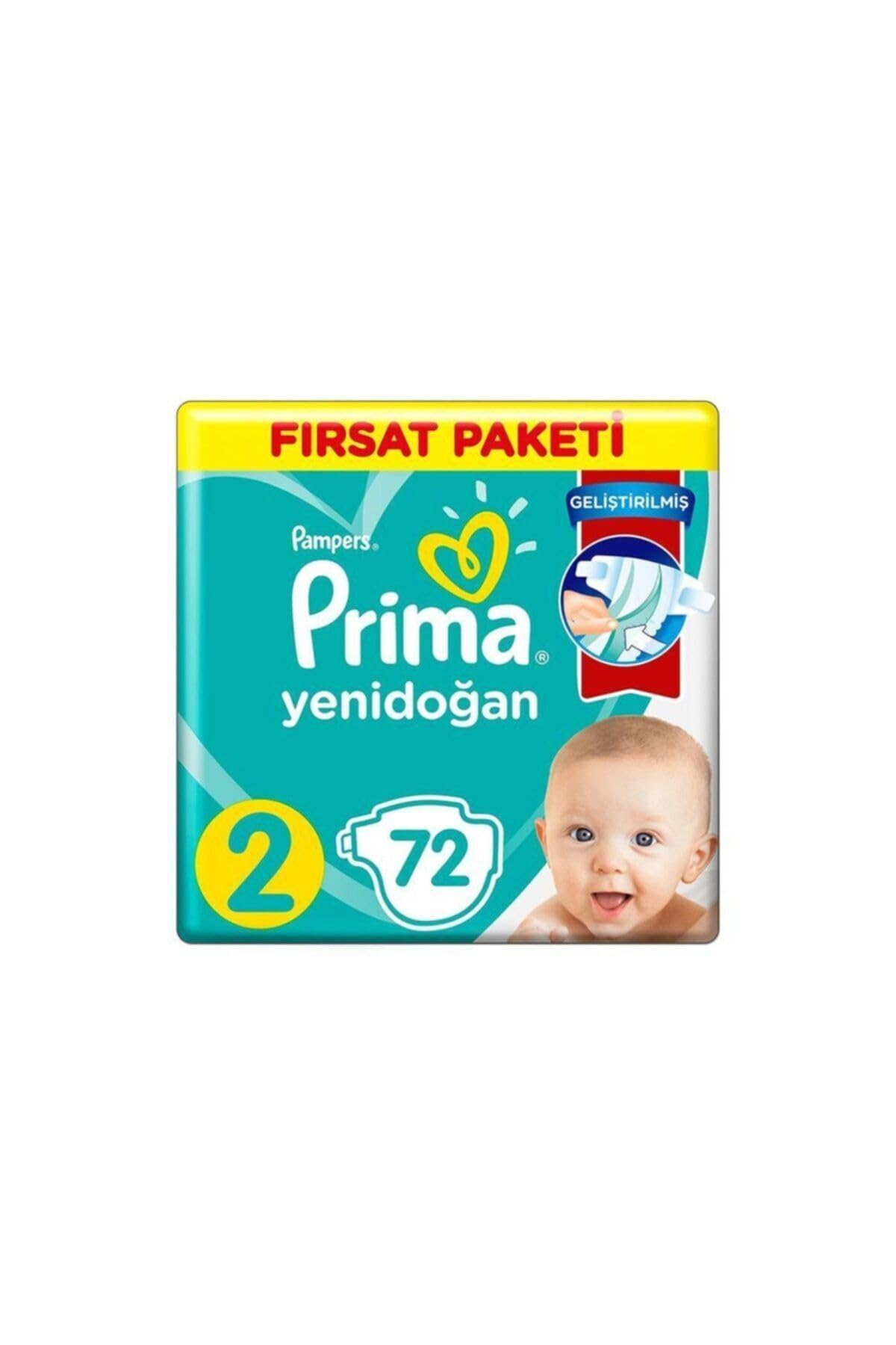 Prima Bebek Bezi Aktif Bebek 2 Beden 72 Adet Fırsat Paketi