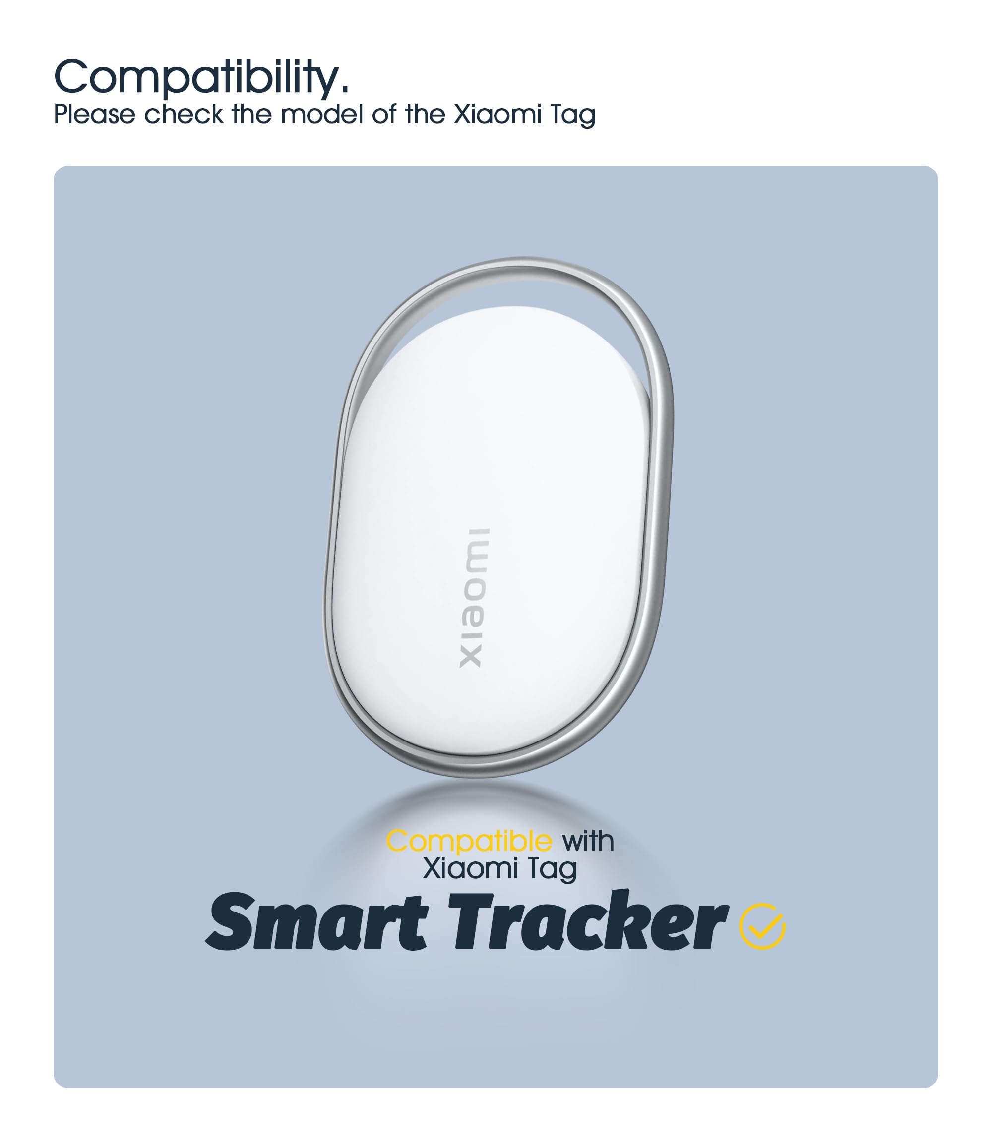NEWZEROL Zestaw 4 ochronnych etui z miękkiego silikonu i odpornego na zarysowania, kompatybilne z Xiaomi Smart Tag, z kluczykiem, ochrona przed zarysowaniami i uderzeniami, dla Xiaomi Tag - Czarny