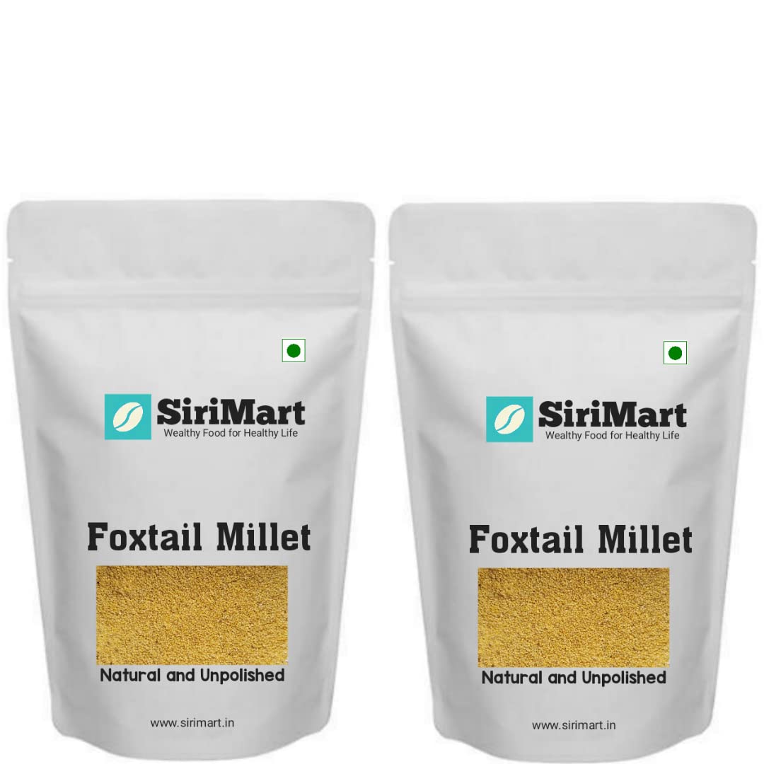 SiriMart Unpolished Foxtail Millets in Combo Bulk Pack of 2 | 5Kg Each Pack | 10kg (kangni/kang/thinai/Korra/thina/kang/kaon/kang/thina) (B09J2BKL3R) Amazon Price History, Amazon Price Tracker