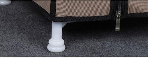 Miniatura 10 de ZEELYDE Zapatero de 7 niveles cubierta de tela metálica a prueba de polvo ahorro de espacio dormitorio sala de estar puerta dormitorio 236 x 118 x