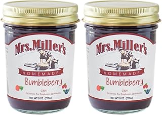 Mrs. Miller's Amish Homemade Bumbleberry Jam 9 Ounces - Pack of 2