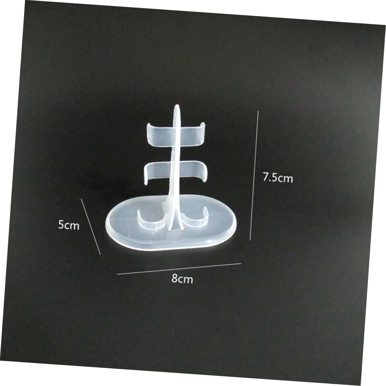SUPVOX 1Set Doll Stand Holder Transparent Plastic Fitting for Dolls Feet Clip for Displaying and Organizing Dolls Playrooms