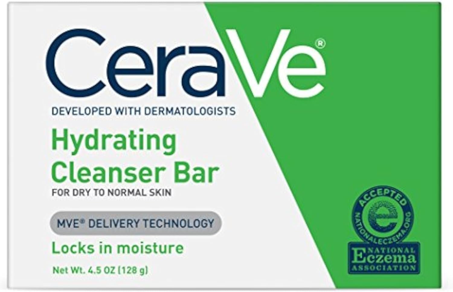 Seravi Hydrating Cleanser Bar with Hyaluronic Acid Hydrating Hydrating Cleanser Bar for Face and Body All Skin Types 4.5 Oz