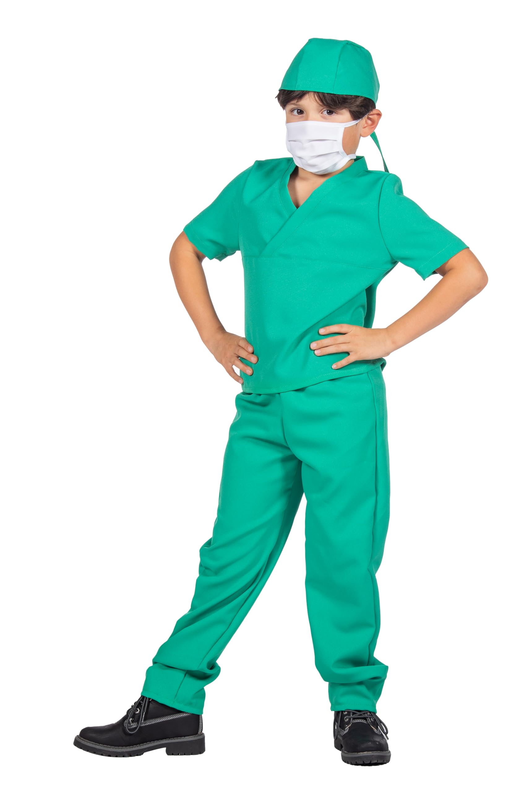 WILBERS & WILBERS 3457 - Kinderkostüm Chirurg, OP Kleidung, Arzt, Doktor, für Karneval