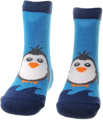Ziggle Baby,Clothing,Baby Boys 0-24m,Socks & Tights,Socks Ziggle Soft Baby Socks 2 Pairs, Stay On, Anti-Slip Grips, Penguins