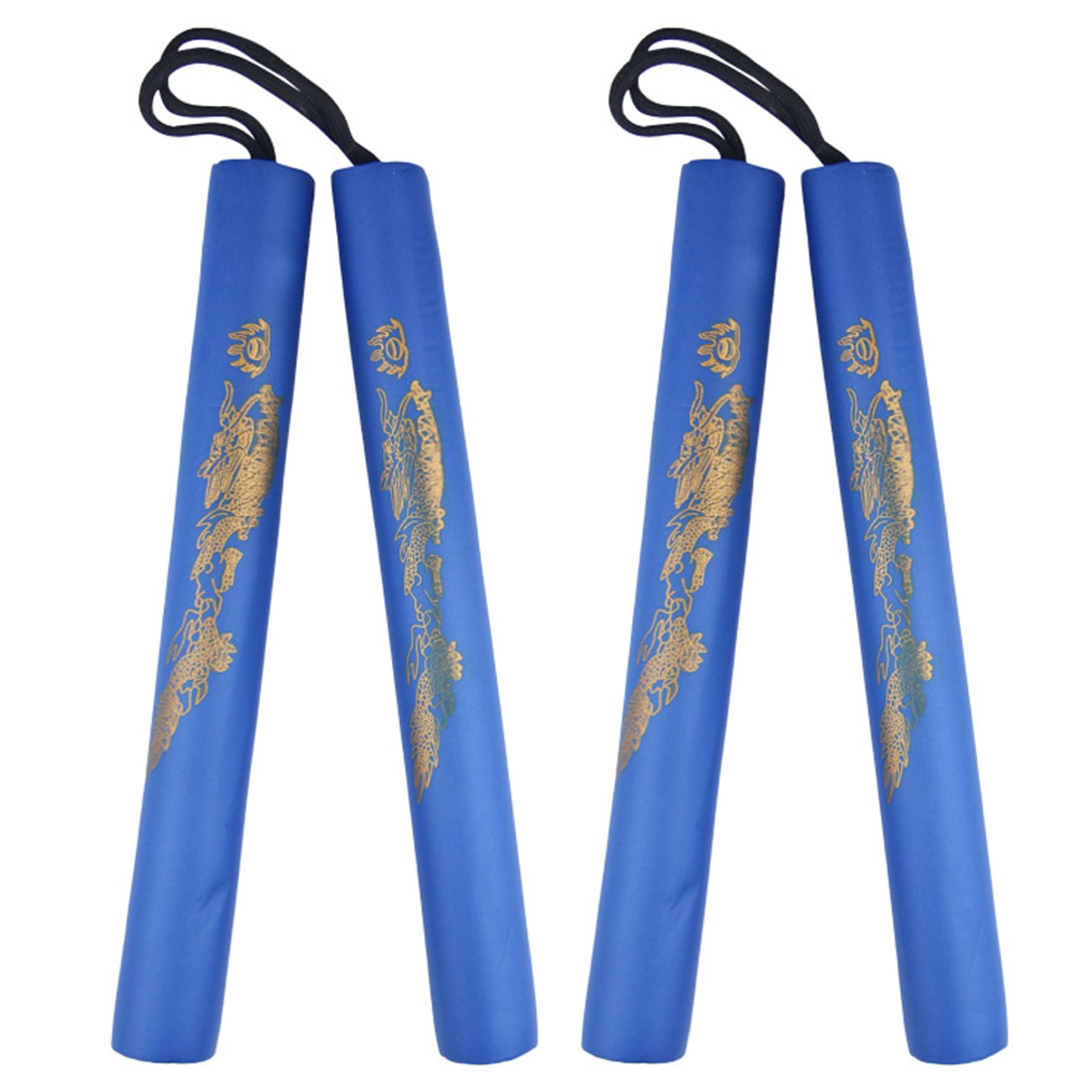 Nunchakus de Espuma Suave para Niños Principiantes Entrenamiento Seguro Azul