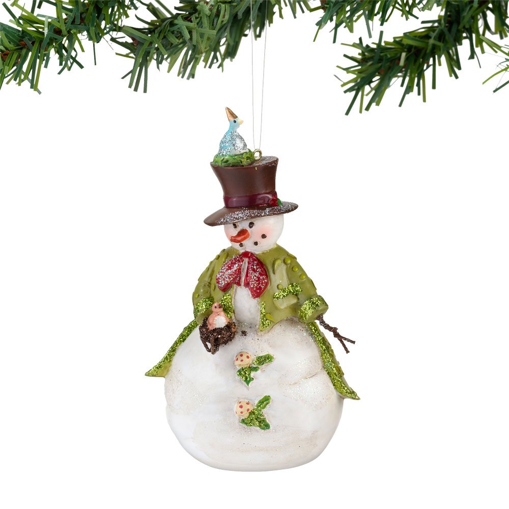 Ornement de Noël bonhomme de neige Department 56 durable